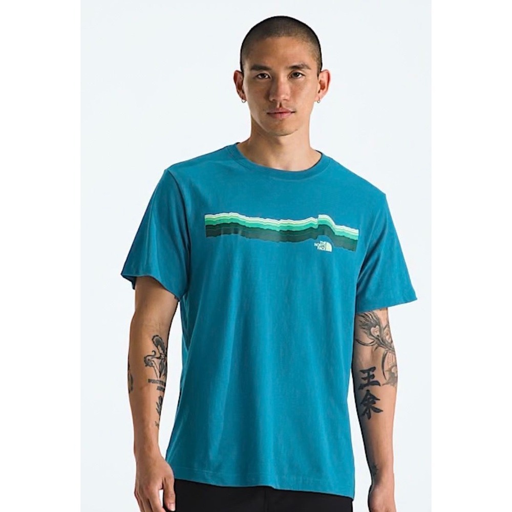 NWTโ THE NORTH FACE EVOLUTION TEQUILA SUNRISE T SHIRT MENS SMALL